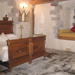 bedroom in turin castle